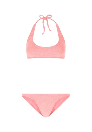 Lisa Marie Fernandez Pink Stretch Terry Amber Bikini