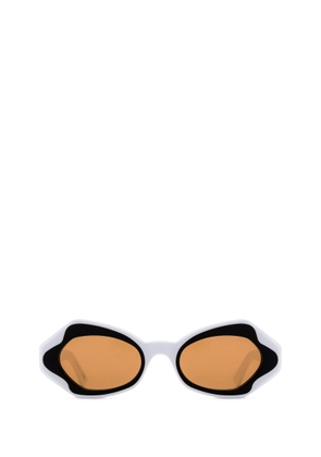 Marni Eyewear Unlahand White Sunglasses
