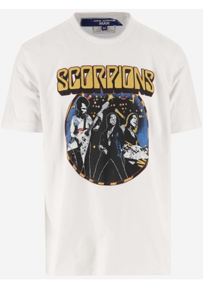 Junya Watanabe Scorpions Print Cotton T-Shirt