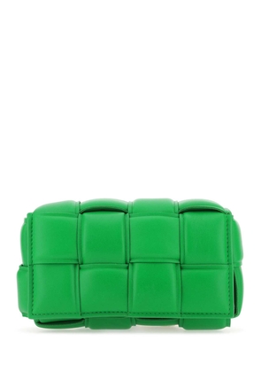 Bottega Veneta Grass Green Nappa Leather Padded Cassette Belt Bag