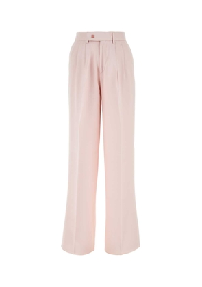 Amiri Light Pink Viscose Wide-Leg Pant