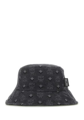 Mcm Embroidered Fabric Hat