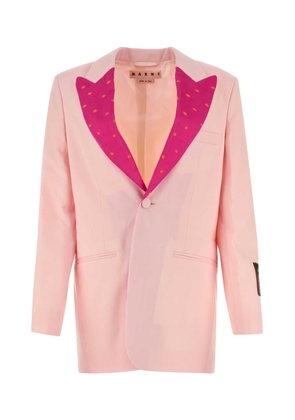 Marni Light Pink Wool Blazer