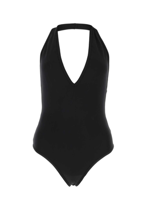 Bottega Veneta Black Stretch Nylon Swimsuit