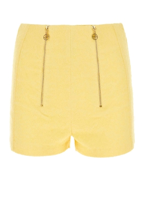 Patou Yellow Bouclã© Shorts