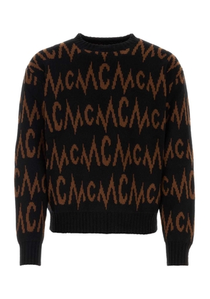 Mcm Embroidered Cashmere Blend Sweater