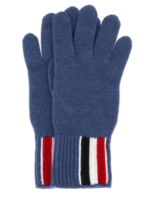 Thom Browne Air Force Blue Wool Gloves