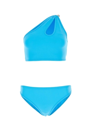 Bottega Veneta Turquoise Stretch Nylon Bikini