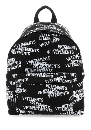 Vetements Black Nylon Backpack