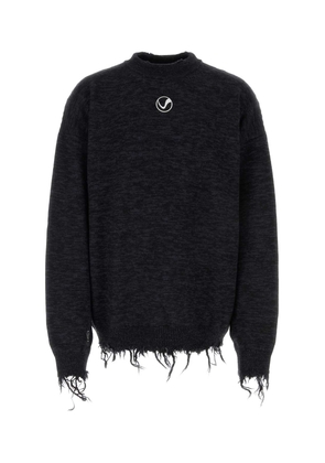 Vetements Two-Tone Wool Oversize Sweater