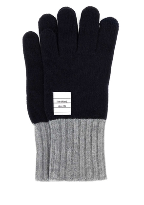 Thom Browne Two-Tone Wool Gloves