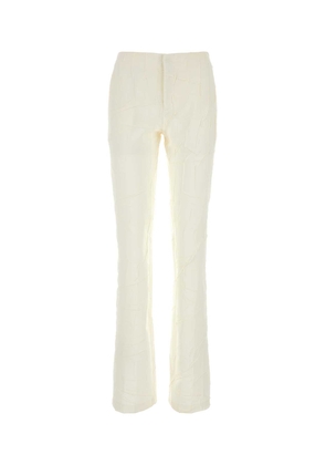 Blumarine Ivory Polyester Pant