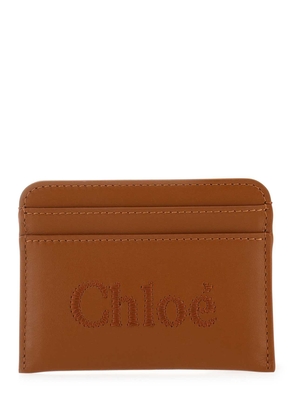 Chloé Caramel Leather Card Holder