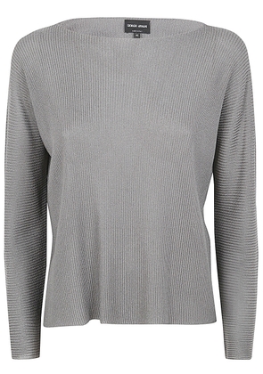 Giorgio Armani Long Sleeves Boat Neck Sweater