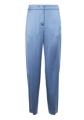 Giorgio Armani Elastic Waist Pants With Button On Bottom
