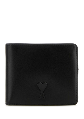 Ami Alexandre Mattiussi Black Leather Wallet