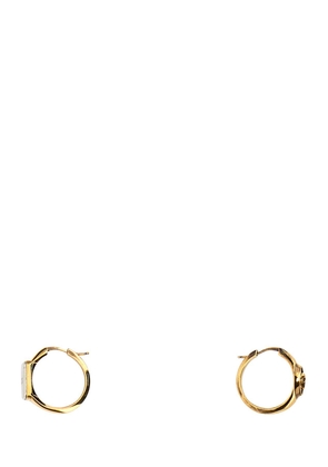 Alexander Mcqueen Gold Metal Earrings