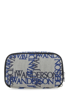 J.w. Anderson Embroidered Fabric Beauty Case