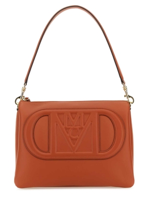 Mcm Brick Leather Mode Travia Medium Shoulder Bag