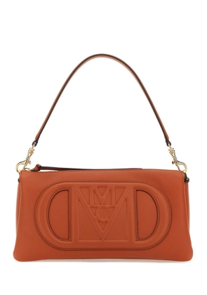 Mcm Brick Leather Mode Travia Small Shoulder Bag