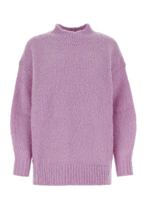 Isabel Marant Lilac Mohair Blend Idol Oversize Sweater