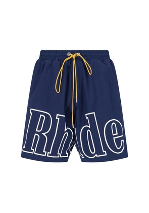 Rhude Logo Jogger Shorts