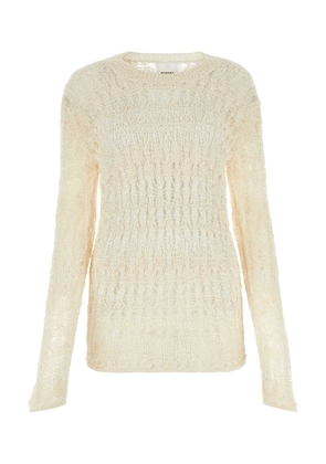 Isabel Marant Ivory Cotton Blend Cooper Sweater