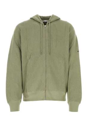 Helmut Lang Sage Green Cotton Blend Sweatshirt