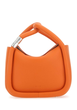 Boyy Orange Leather Wonton 20 Handbag