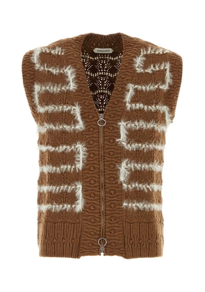 Namacheko Brown Wool Blend Vest