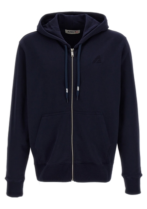 Autry Stretch Cotton Hoodie With Logo