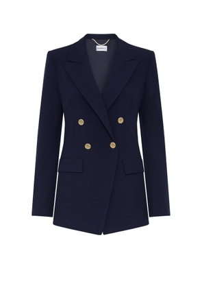 Marella Blue Double-Breasted Jacket