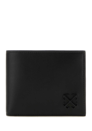 Off-White Black Leather Wallet