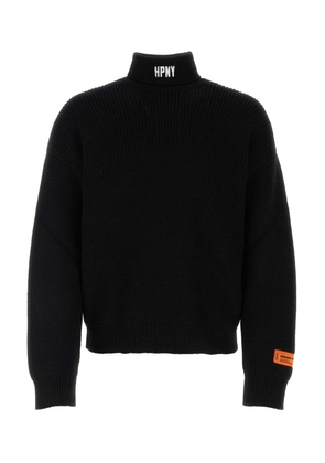 Heron Preston Black Wool Sweater