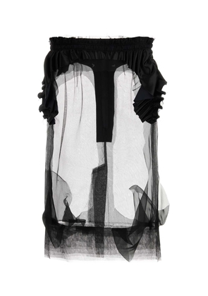 Maison Margiela Black Mesh Skirt