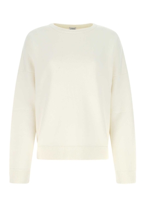 Loewe Ivory Cashmere Blend Oversize Sweater
