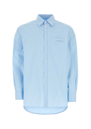 Valentino Garavani Light-Blue Poplin Shirt