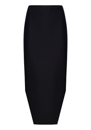 Givenchy Wool And Mohair Asymmetric Skirt