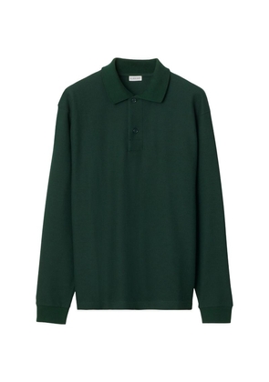Burberry Long-Sleeve Polo Shirt
