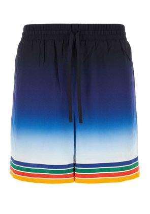 Casablanca Printed Silk Swimming Shorts