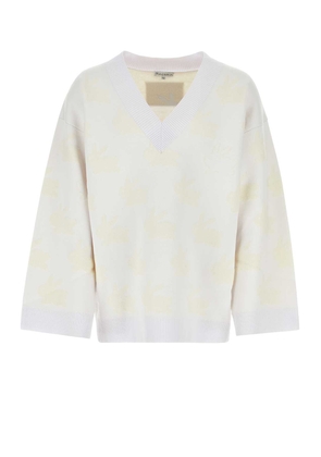 J.w. Anderson Embroidered Stretch Polyester Blend Sweater