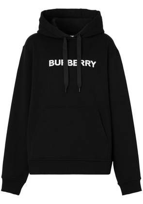 Burberry logo-print hoodie - Black