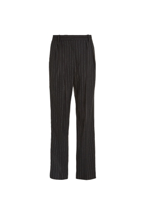Tommy Hilfiger Relaxed Fit Straight Pinstriped Trousers