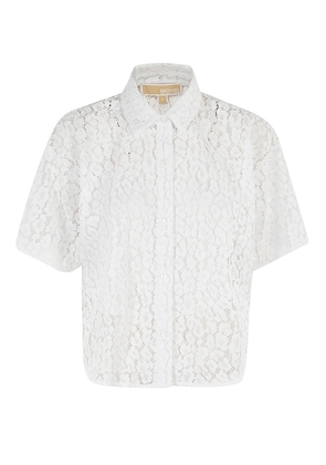 Michael Michael Kors Lace Crop Shirt