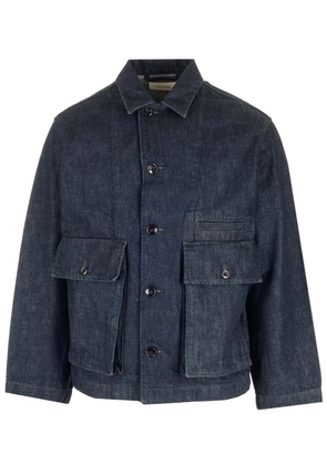 Lemaire Collared Button-Up Denim Jacket
