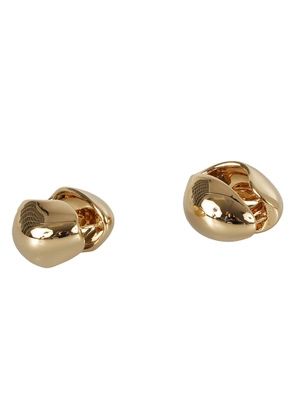 Coperni Metallic Snap Earrings