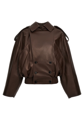 Loewe Double-Breasted Leather Jacket