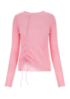 Cecilie Bahnsen Pink Alpaca Blend Sweater