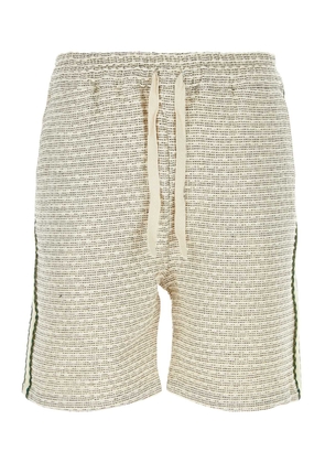 Drôle De Monsieur Two-Tone Tweed Bermuda Shorts