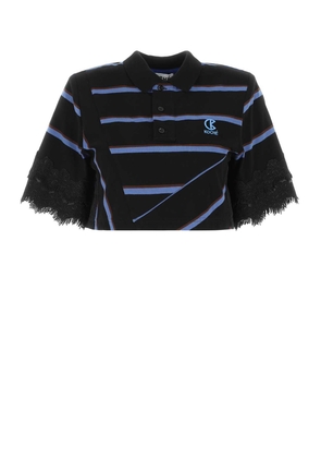 Koché Embroidered Cotton Polo Shirt